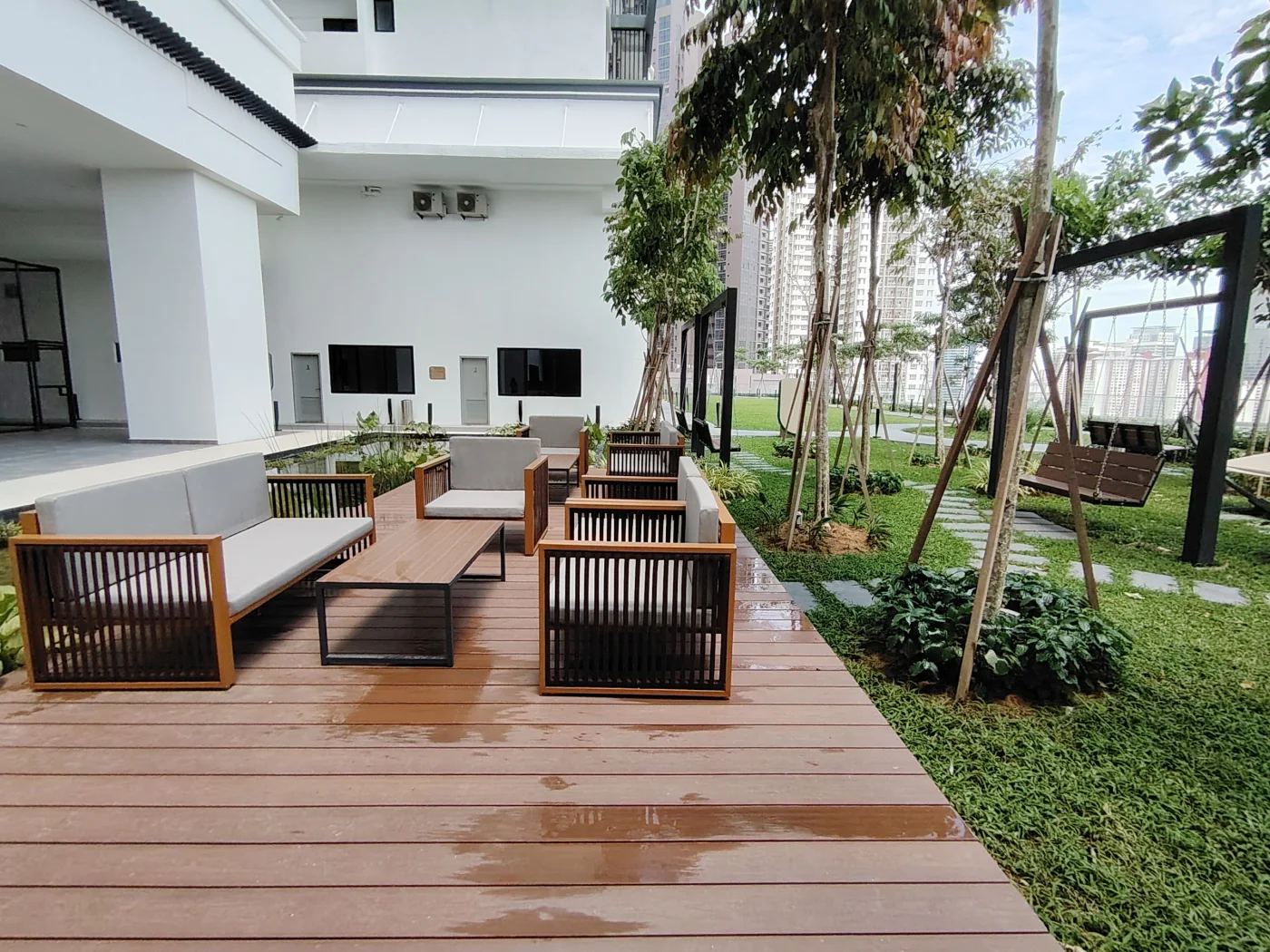 Garden deck at Bangsar Hill Park