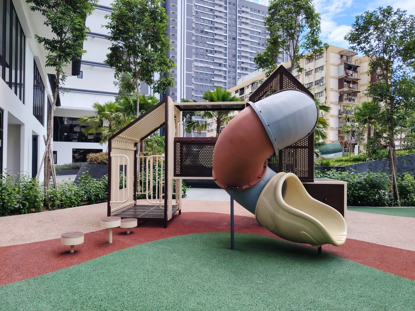 Children's playground at Bangsar Hill Park